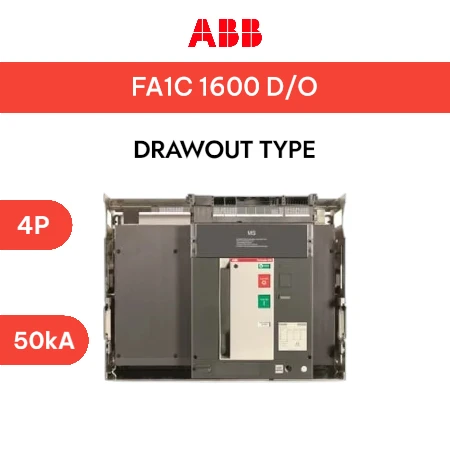 ABB ACB FA1C 1600 DRAWOUT