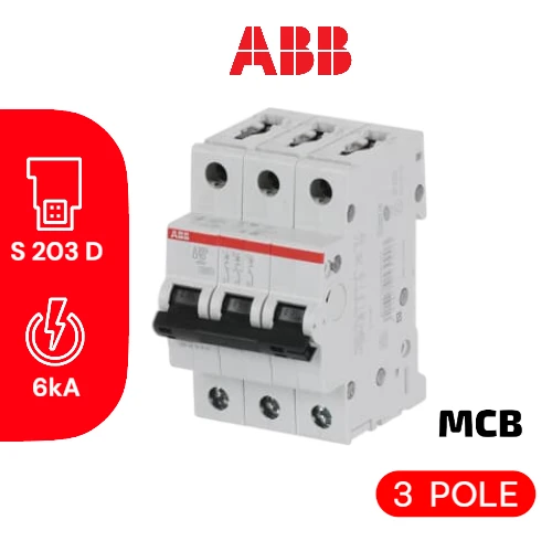 ABB MCB S203 D 3P