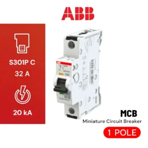 ABB MCB S301P 32A 20KA