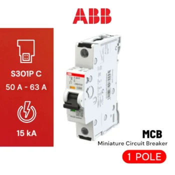 MCB ABB S 301 P-C50, 1P