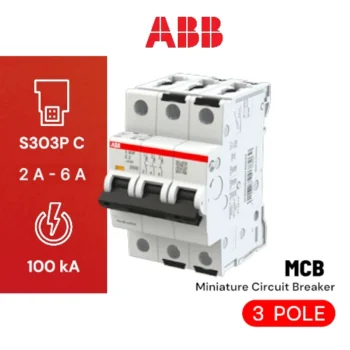 MCB ABB S 303 P-C4, 3P