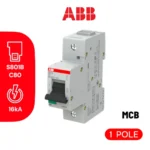 ABB MCB S801B C80 1P