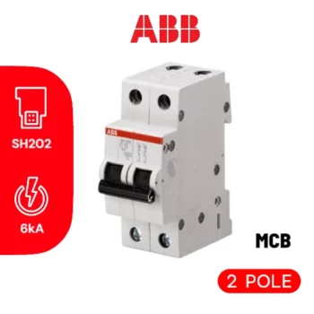 MCB Tipe SH 202 C-4 (6 KA), 4A, 2P - MCB ABB