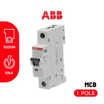 MCB Tipe S 201 M-C4 (10KA), 4A, 1P - MCB ABB