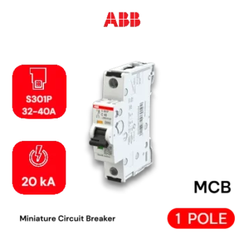 MCB ABB S 301 P-C40, 1P