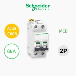 Schneider Acti9 iC60n 2p 6ka