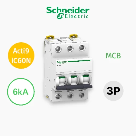 Schneider Acti9 iC60n 3p 6ka