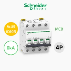 Schneider Acti9 iC60n 4p 6ka
