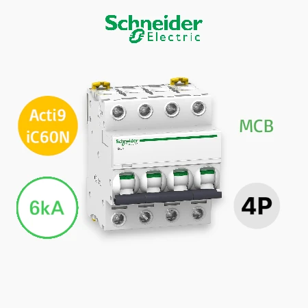 Schneider Acti9 iC60n 4p 6ka