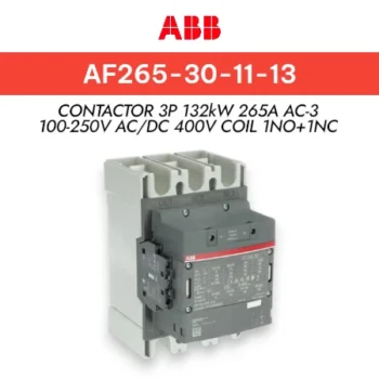 Kontaktor Contactor AF 265-30-11-13 , 100-250V 50/60HZ , 132kW 265A - Kontaktor Contactor ABB
