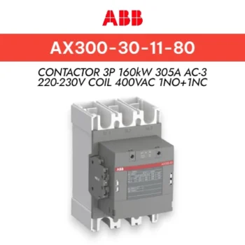 Kontaktor Contactor AX 300-30-11 COIL : 220 VAC - Kontaktor Contactor ABB