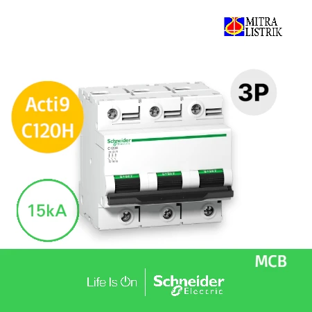 SCHNEIDER MCB A9 C120H 15KA