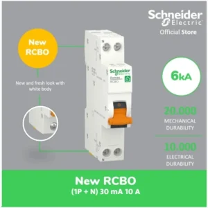 SCHNEIDER RCBO Domae 10 A 30 mA 6KA DOMD01610