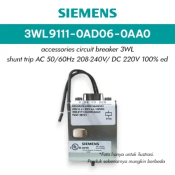 SIEMENS Accessories Circuit Breaker 3WL Shunt Trip 3WL9111-0AD06-0AA0