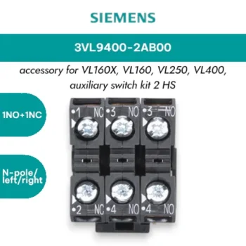 Siemens AUX SWITCH 3VL1-4 2HS 1NO+1NC