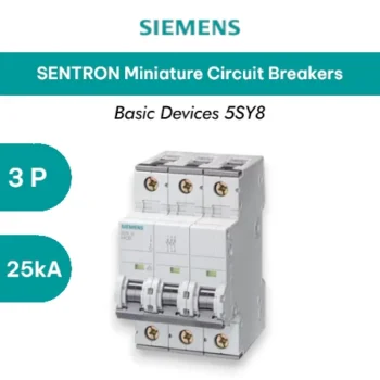 MCB Miniature circuit breaker 400 V D=70 mm 25 kA according to EN 60947-2, 3P, C20