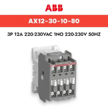 Kontaktor Contactor AX 12-30-10 COIL : 220 VAC - Kontaktor Contactor ABB