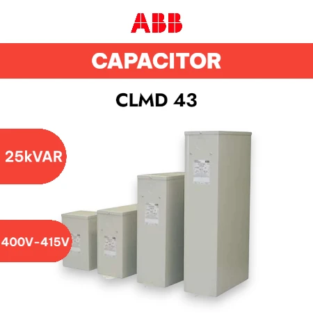 ABB KAPASITOR CLMD 43 25KVAR 400V