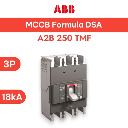 ABB MCCB A2B 250 TMF 3P 18KA