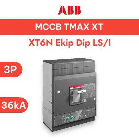 ABB MCCB XT6N Ekip Dip LS_I 3P