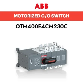 ABB Motorized Change Over Switch  OTM400E4CM230C, 400A, 220kW - MOTORIZED ABB - CHANGE-OVER SWITCH COS ABB