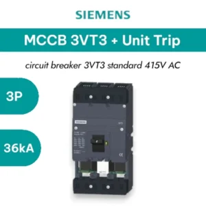 Siemens MCCB 3VT3 3P 36KA+UNIT TRIP