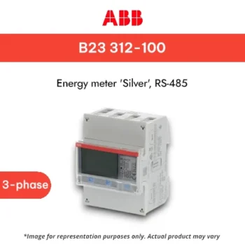 ABB B23 312-100 Energy meter 'Silver', Modbus RS485, Three-phase, 5 A