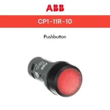 CP1-11R-10, PUSHBUTTON RED 1NO 24VAC/DC