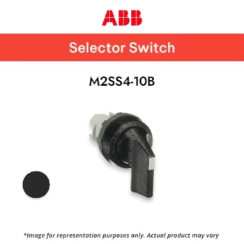 ABB Selector Switch BLACK 4POS, M2SS4-10B - SELECTOR SWITCH ABB
