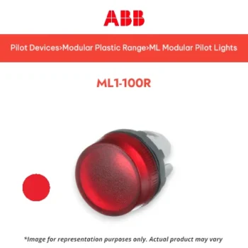 ABB Pilot Light Head (Modular) Type ML1-100R (RED/MERAH)