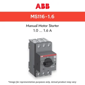 ABB MS116-1.6 Manual Motor Starter 1.0 … 1.6 A