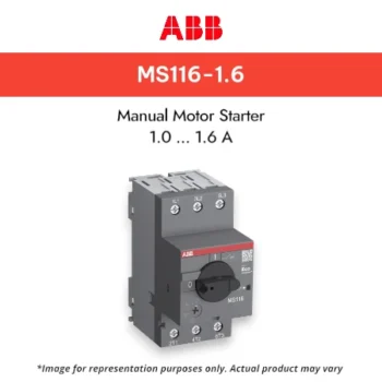 ABB MS116-1.6 Manual Motor Starter 1.0 ... 1.6 A - MOTOR STARTER MMS ABB