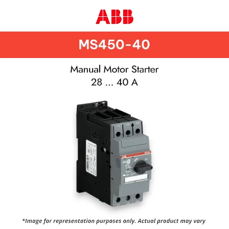 ABB MS450-40 Manual Motor Starter 28 ... 40 A