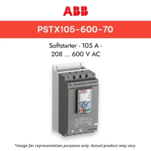 ABB PSTX105-600-70 Softstarter – 105 A – 208 … 600 V AC