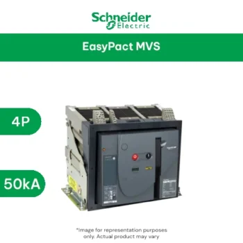 Schneider Electric EasyPact MVS - Circuit breaker, 4 Poles, 800A, 50kA, MF, ET2, fixed, manual with current metering
