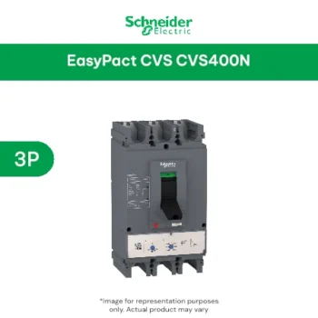 Schneider MCCB CVS400N 3P TM320D 50KA