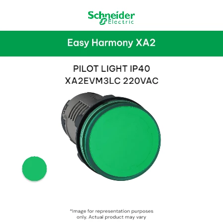 Schneider PILOT LIGHT IP40 XA2EVM3LC 220VAC