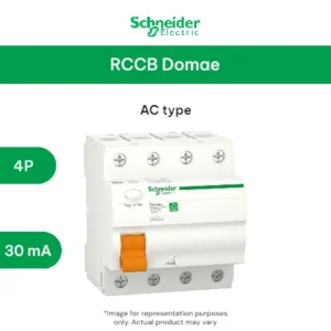Schneider RCCB DOMAE 4P 30MA