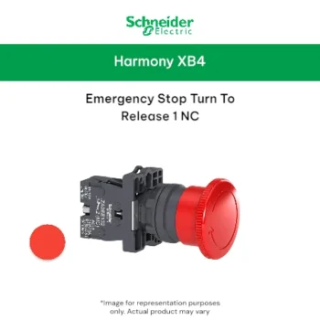 Schneider EMERGENCY STOP HARMONY XA2 RED TURN TO RELEASE 40mm