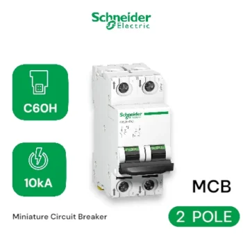 Schneider MCB C60H-DC 2P 63A DC