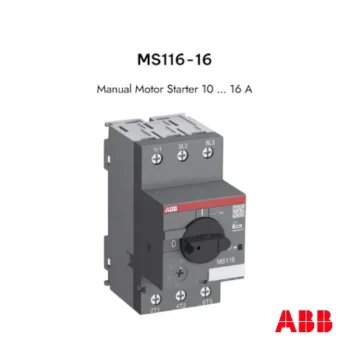 ABB  MS116-16 Manual Motor Starter 10 ... 16 A MOTOR STARTER MMS ABB