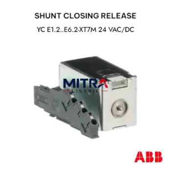 ABB SHUNT CLOSING RELEASE YC E1.2..E6.2-XT7M 24 VAC/DC