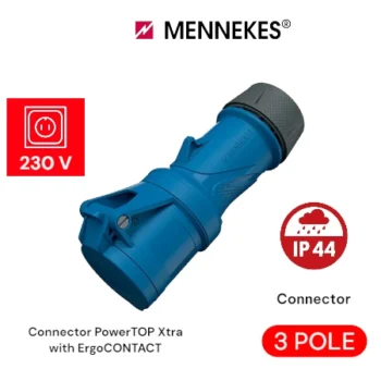 Connector Power  TOP Extra With Ergo contact, 16A, 3P 230V