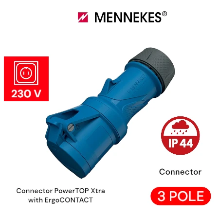 MENNEKES Connector AM TOP 3P 230V 16A-32A IP 44