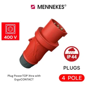 MENNEKES Plugs IP 44 AM-TOP 4P 400V 16A-32A