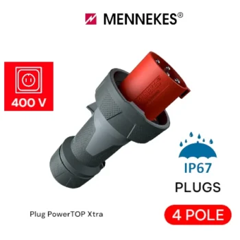 Plugs IP 67 Power-TOP 125A, 4P, 400V - MENNEKES