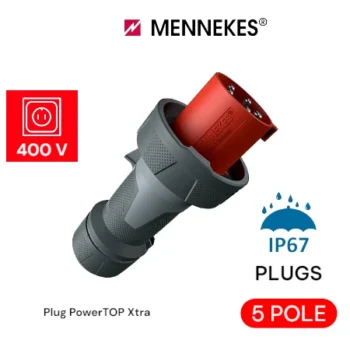 Plugs IP 67 Power-TOP 125A, 5P, 400V - MENNEKES