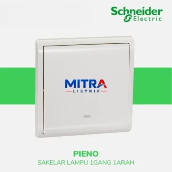 Schneider PIENO PIENO SAKLAR 1 GANG 1 ARAH 16A PUTIH